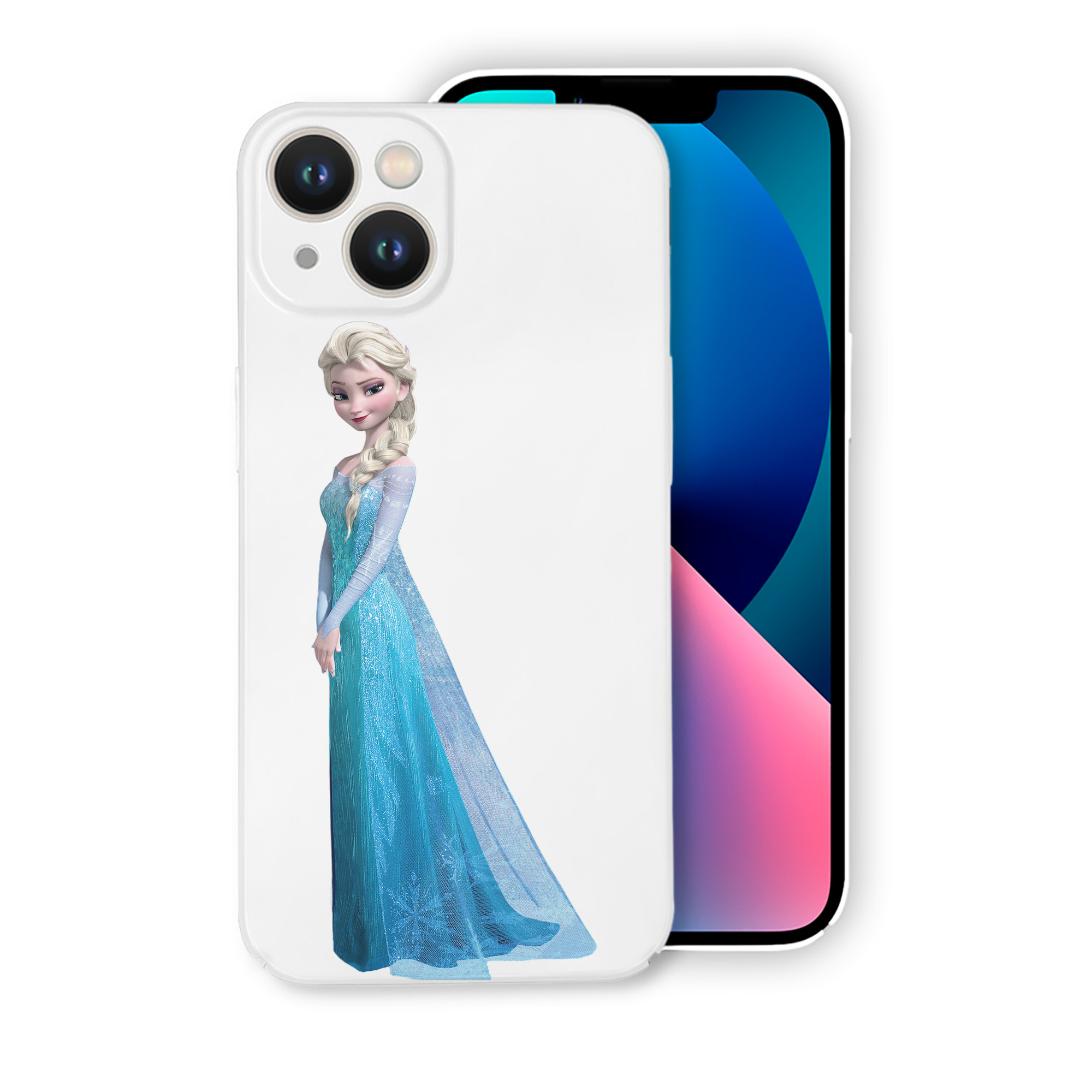 （画像用） アナと雪の女王 アンナ エルサ Frozen Anna Elsa 【iPhone 14シリーズ対応】ハードケース